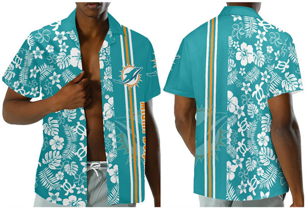 Men's Miami Dolphins Aqua Jersey